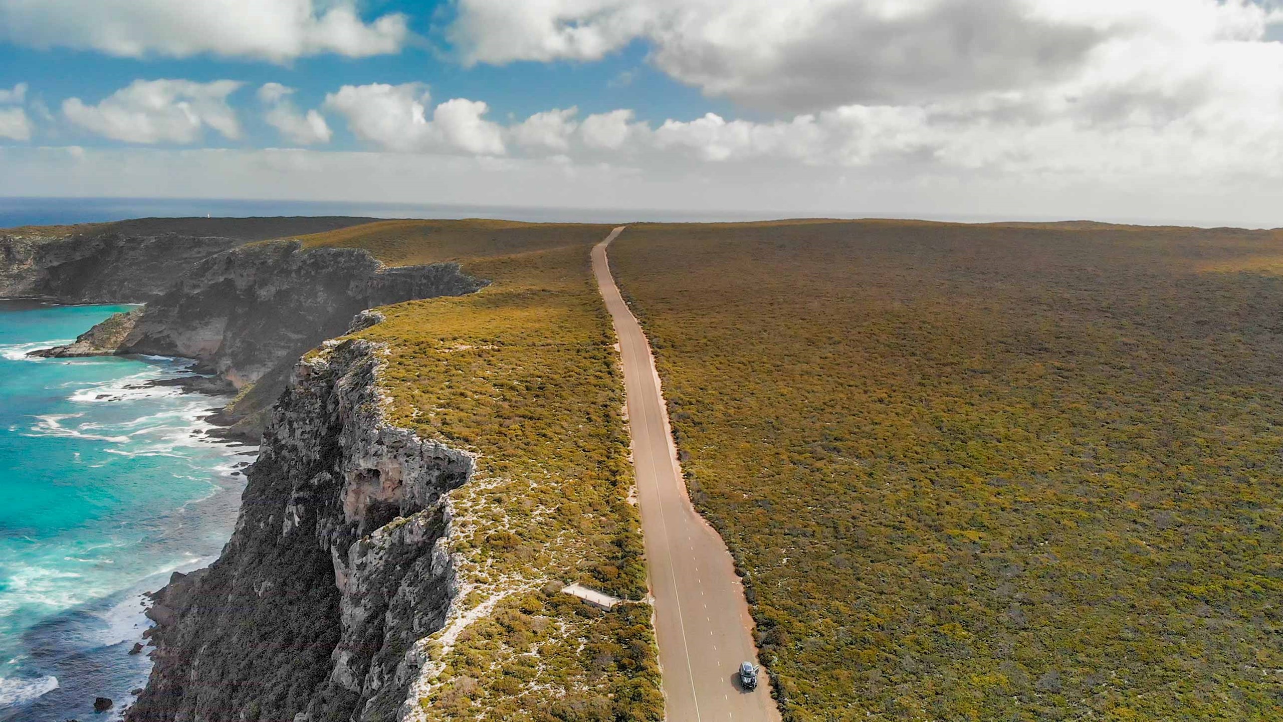 Driving Around Kangaroo Island Seafront